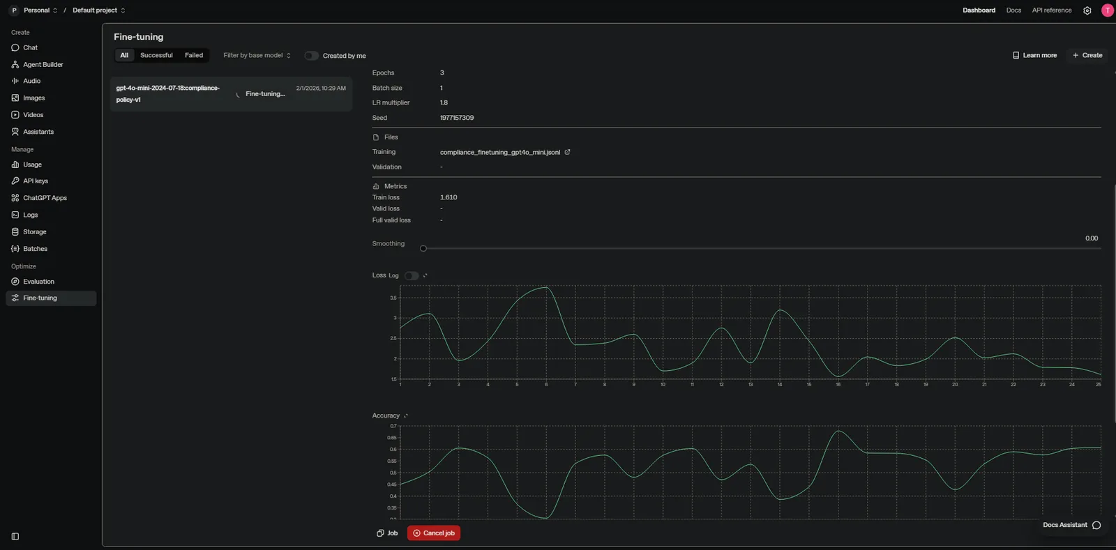 GPT-4 Fine-Tuning — Enterprise Policy Compliance AI preview