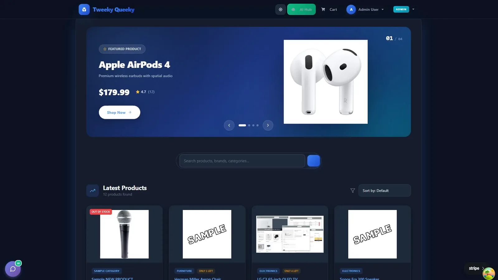 Tweeky-Queeky Shop — Agentic AI E-Commerce (Agent Gateway + MCP + RAG) preview 1