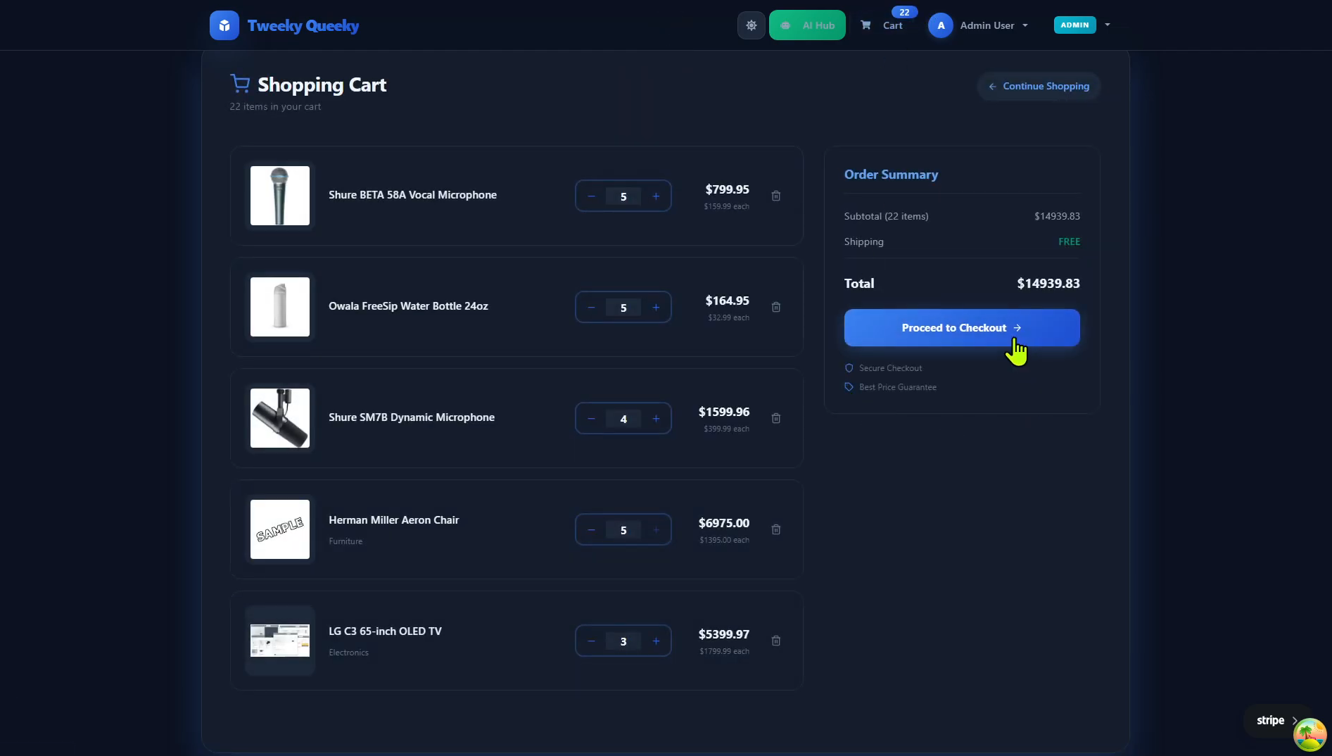 Tweeky-Queeky Shop — Agentic AI E-Commerce (Agent Gateway + MCP + RAG) preview 3