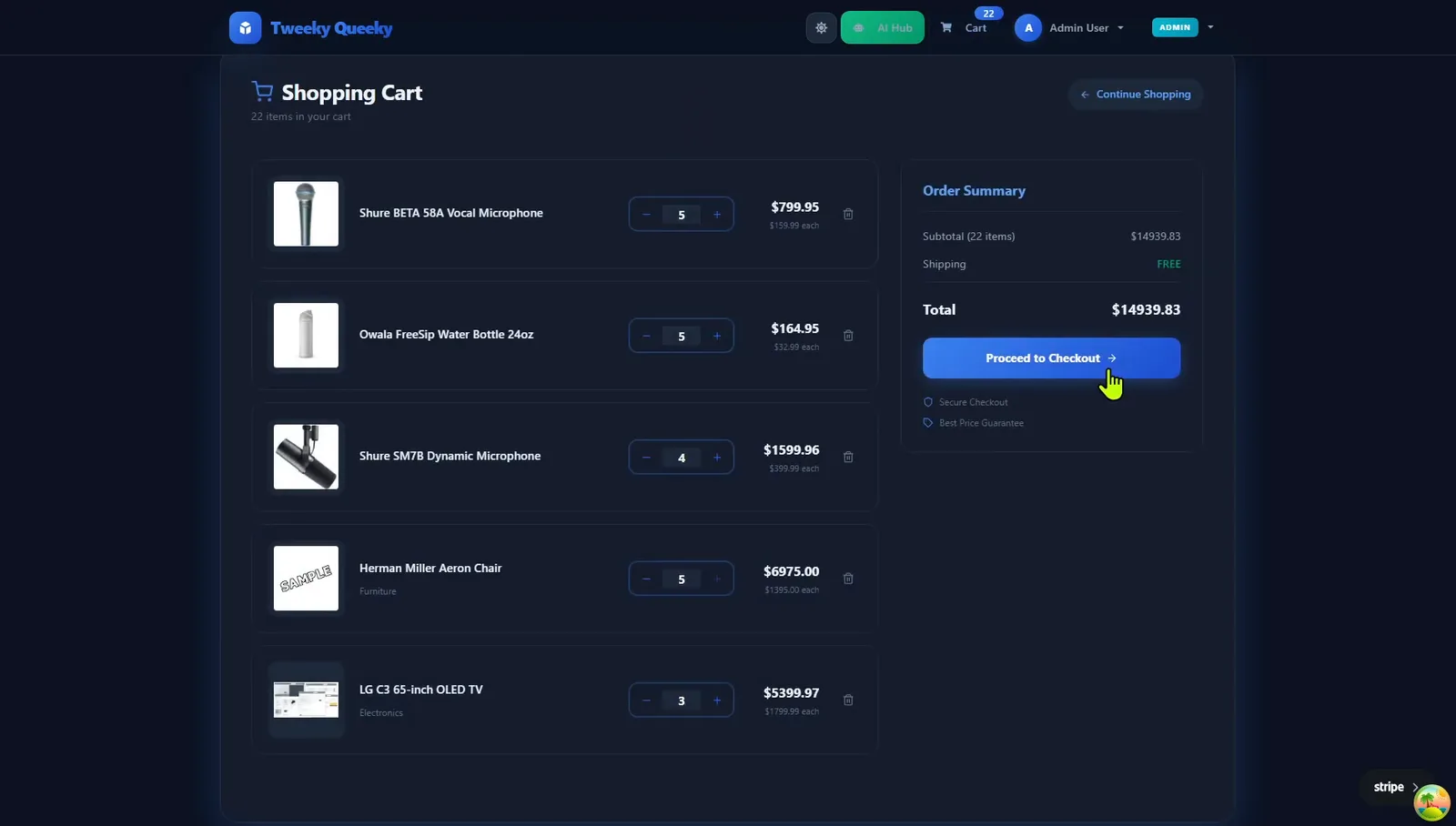 Tweeky-Queeky Shop — Agentic AI E-Commerce (Agent Gateway + MCP + RAG) preview 3